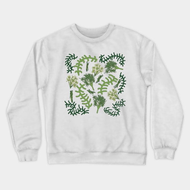 Herbalists pouch Crewneck Sweatshirt by Mushcan